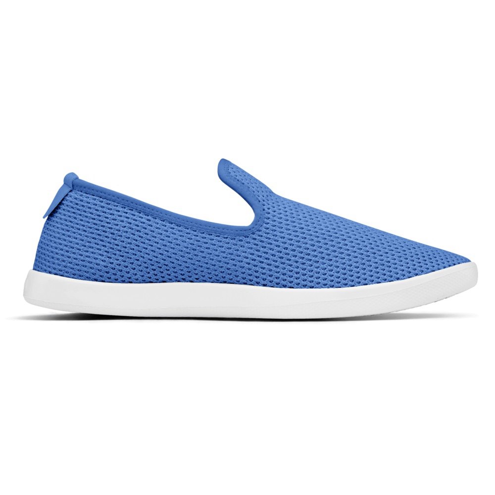 Allbirds Women\'s Slip-Ons Blue - Tree Loungers - 92681UKPL